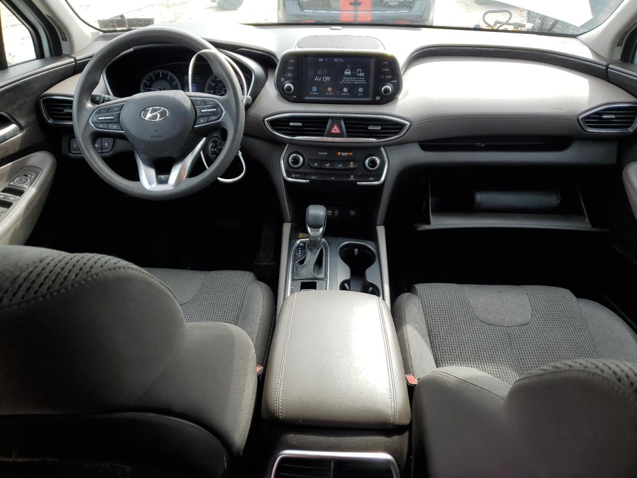 2019 Hyundai Santa Fe VIN 5NMS23AD7KH077571 Copart auction photo, front end / minor dent/scratches damage thumbnail 8
