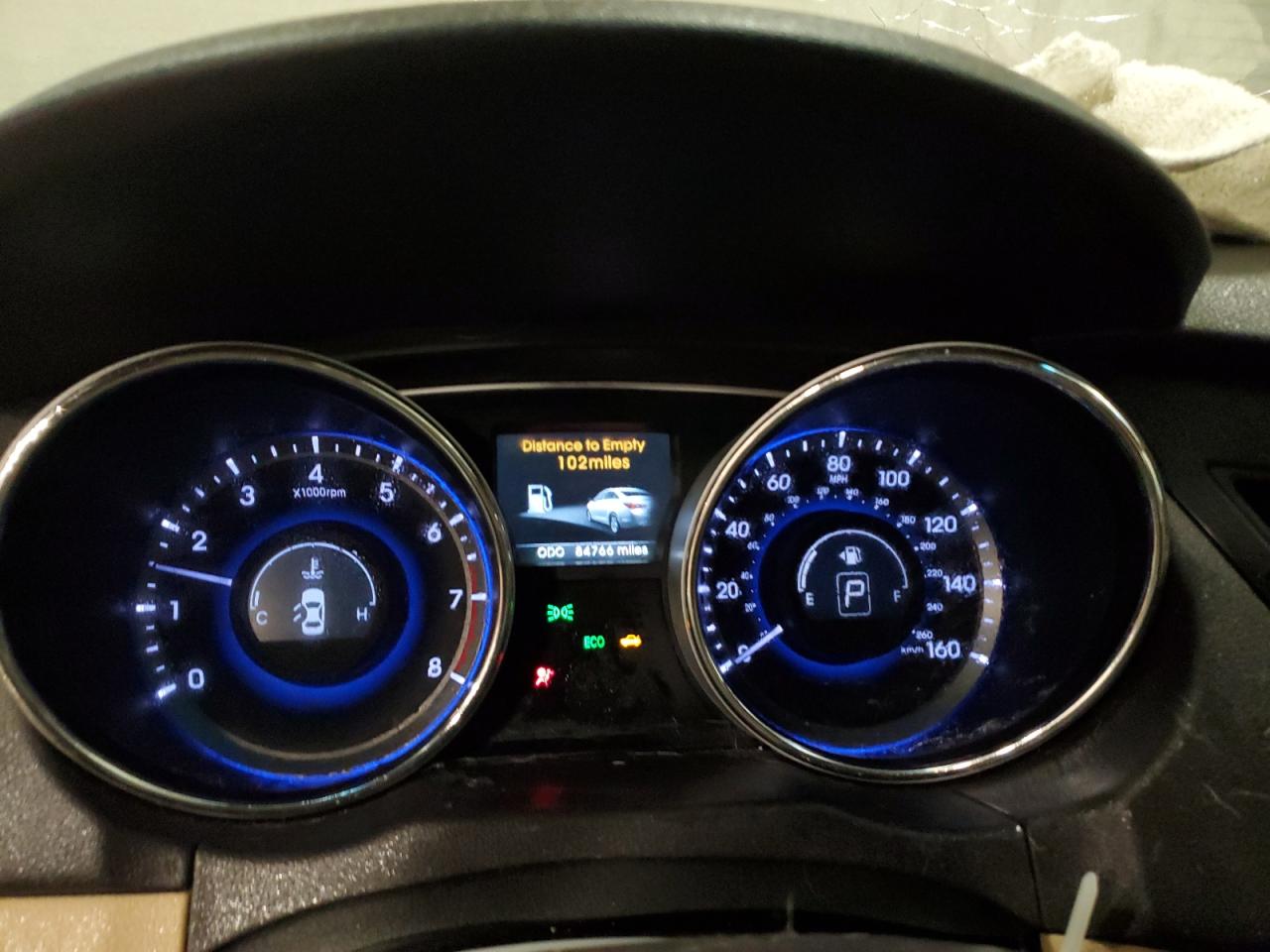 2014 Hyundai Sonata VIN 5NPEC4AC3EH922673 Copart auction photo, front end damage thumbnail 9