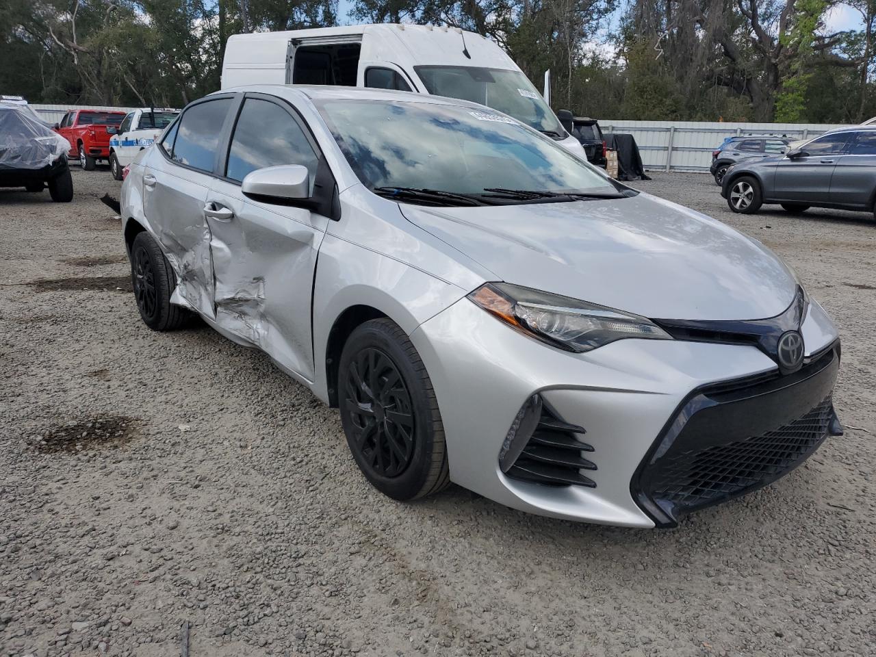2017 Toyota Corolla VIN 2T1BURHE0HC841318 Copart auction photo, side damage thumbnail 4