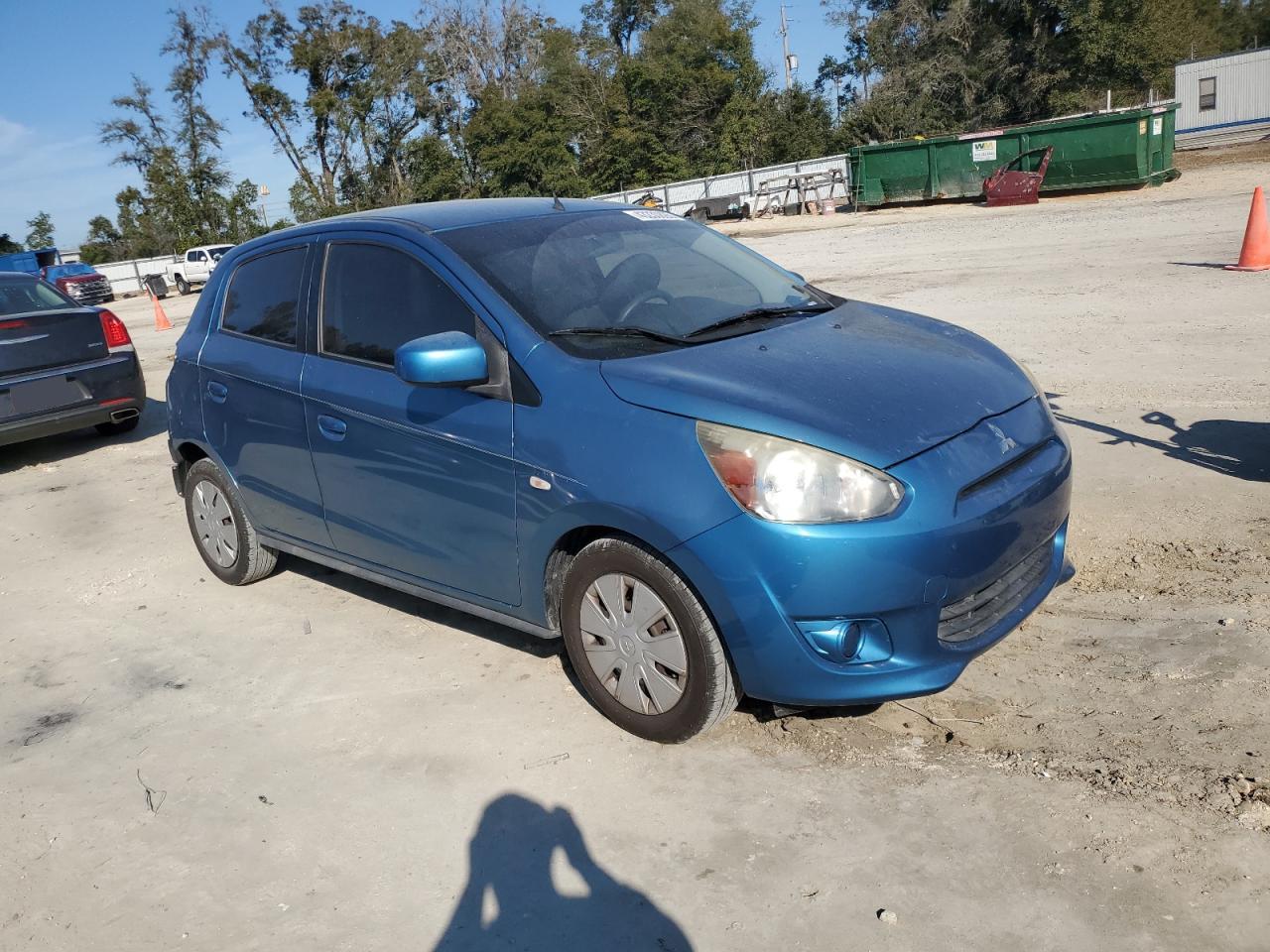 2014 Mitsubishi Mirage VIN ML32A3HJ1EH010312 Copart auction photo, rear end damage thumbnail 4