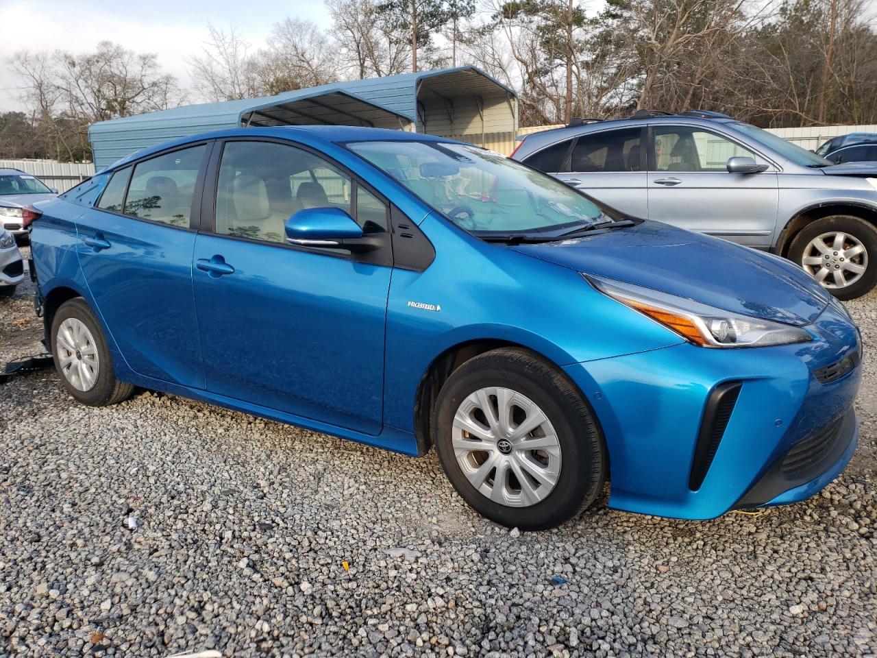 2021 Toyota Prius VIN JTDKAMFUXM3138849 Copart auction photo, rear end damage thumbnail 4