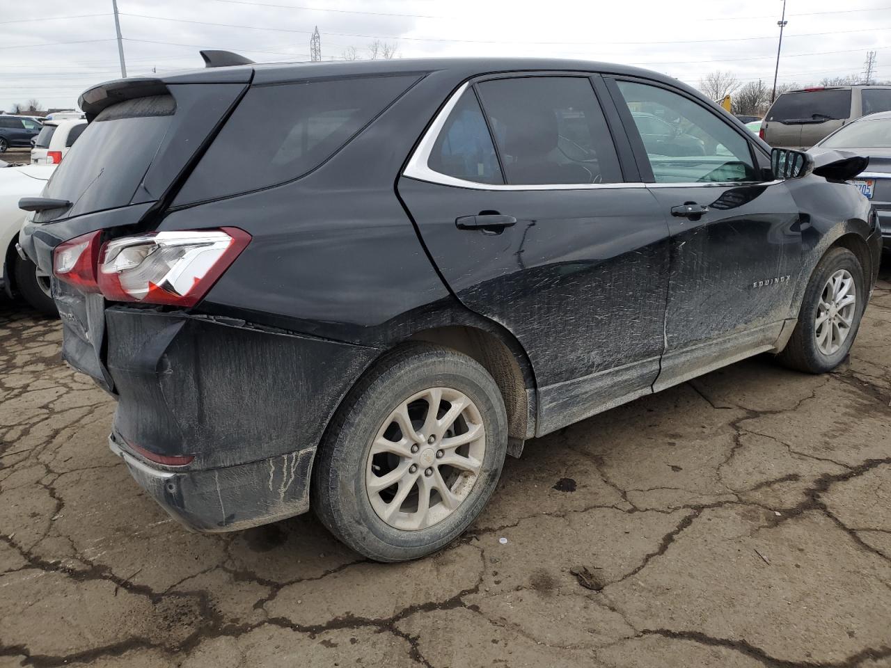 2020 Chevrolet Equinox VIN 3GNAXJEV5LL320150 Copart auction photo, front end / rear end damage thumbnail 3