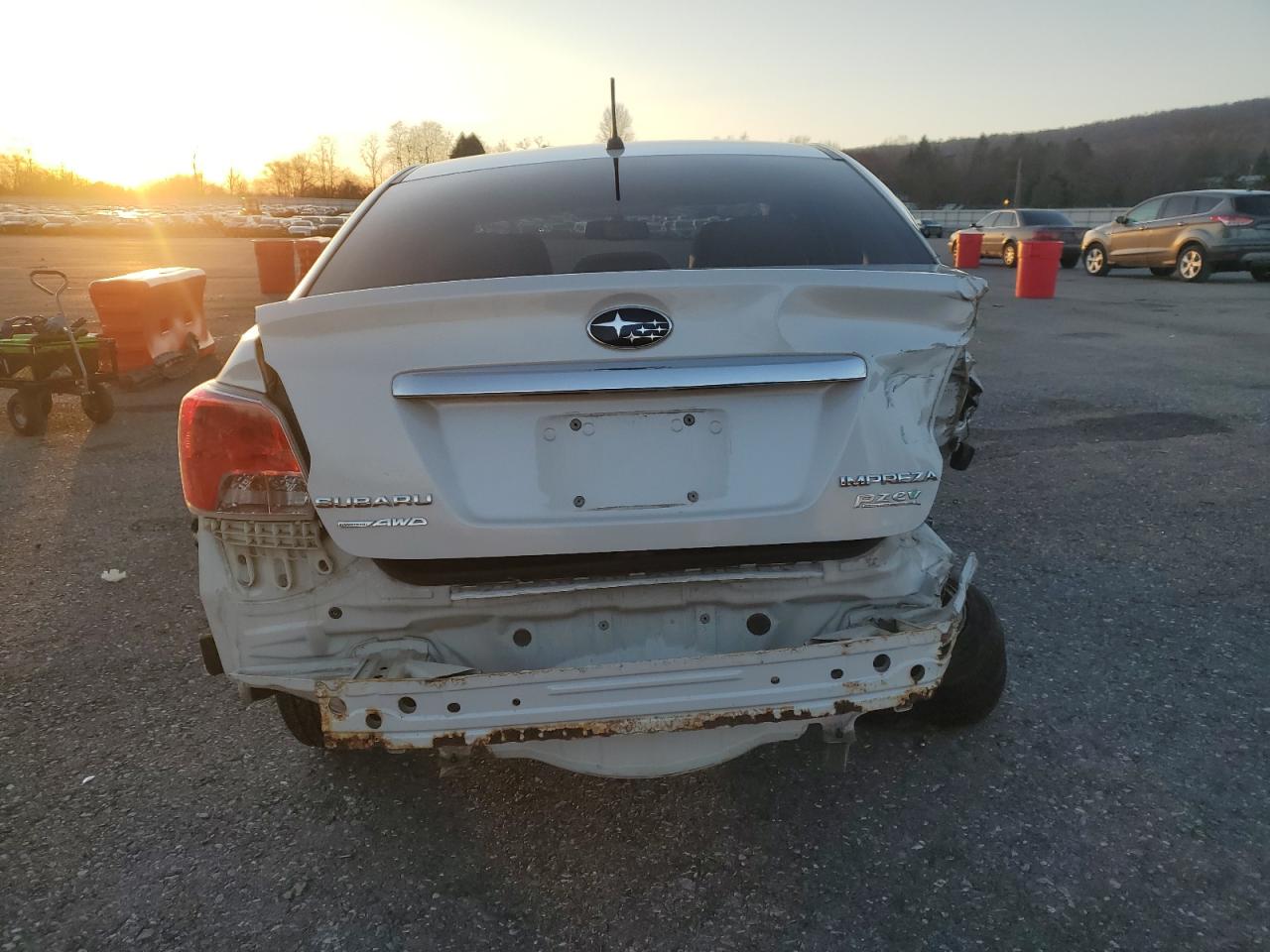 2013 Subaru Impreza VIN JF1GJAA63DH008207 Copart auction photo, all over damage thumbnail 6