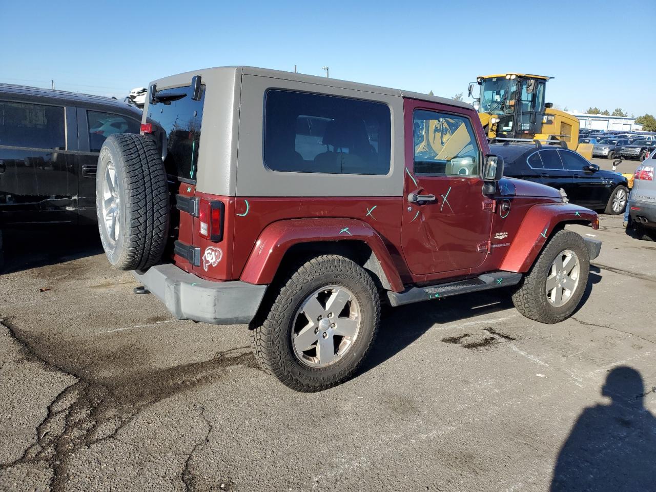 2008 Jeep Wrangler VIN 1J4FA54158L566599 Copart auction photo, all over damage thumbnail 3