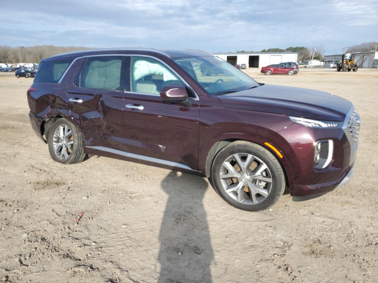 2022 Hyundai Palisade VIN KM8R54HE4NU404186 Copart auction photo, rear end / side damage thumbnail 4