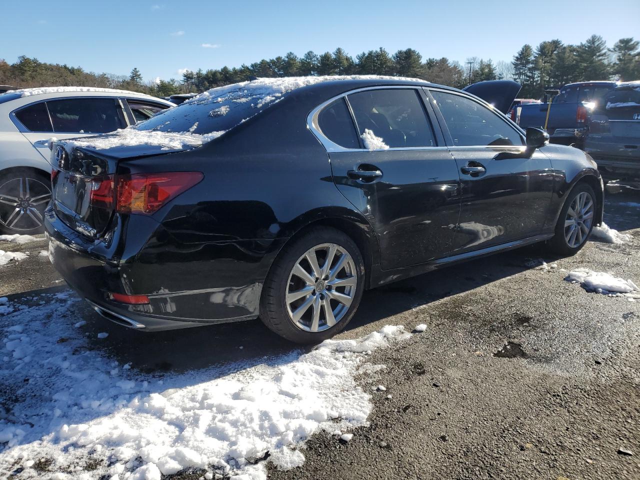 2014 Lexus GS VIN JTHCE1BL3E5025592 Copart auction photo, undercarriage / minor dent/scratches damage thumbnail 3