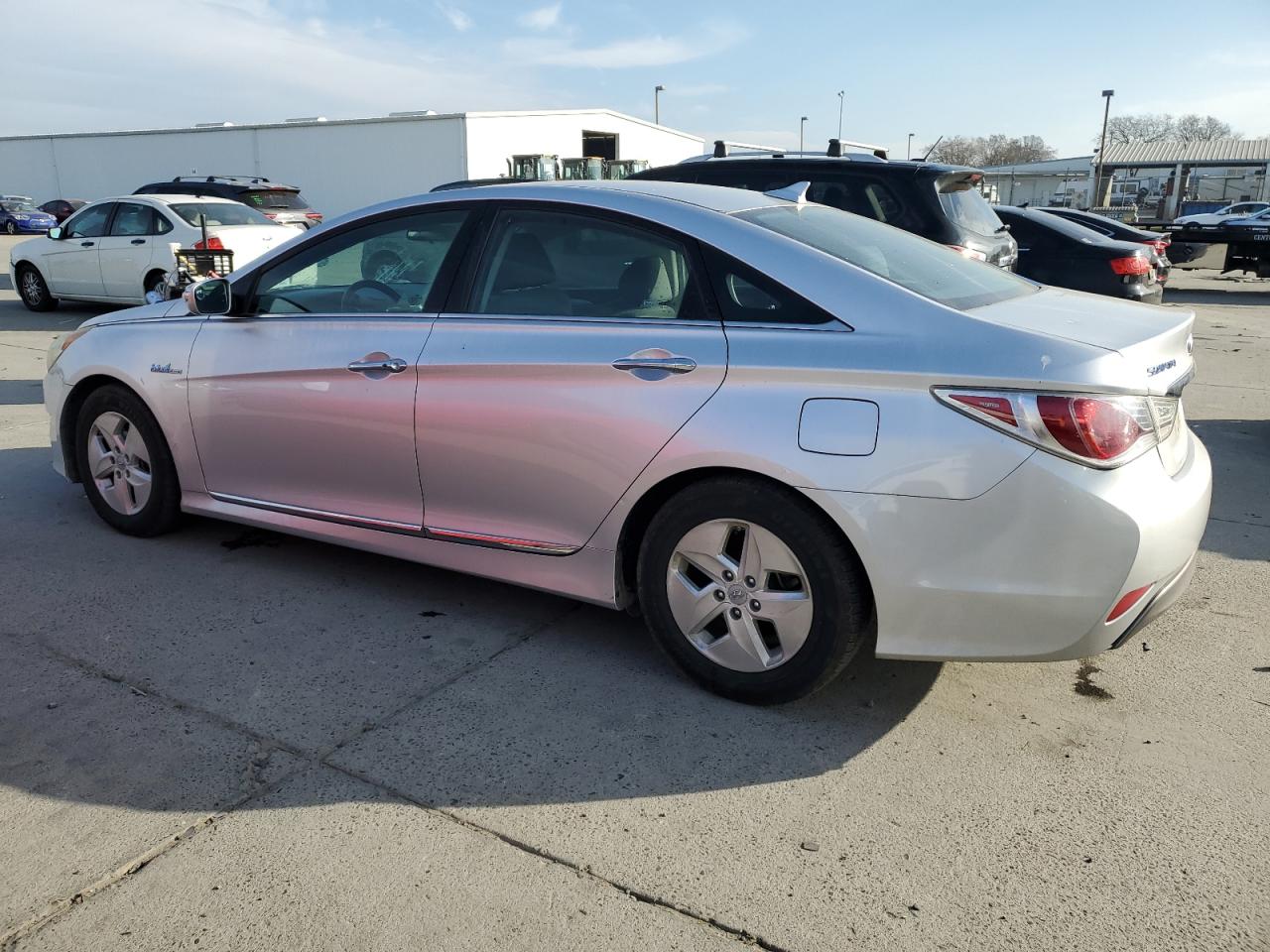 2011 Hyundai Sonata VIN KMHEC4A46BA000650 Copart auction photo, front end damage thumbnail 2