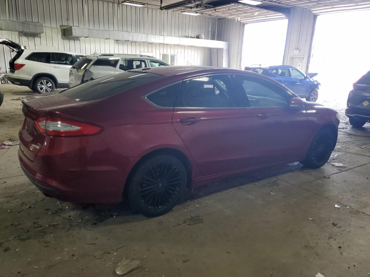2014 Ford Fusion VIN 3FA6P0HD0ER190912 Copart auction photo, front end damage thumbnail 3
