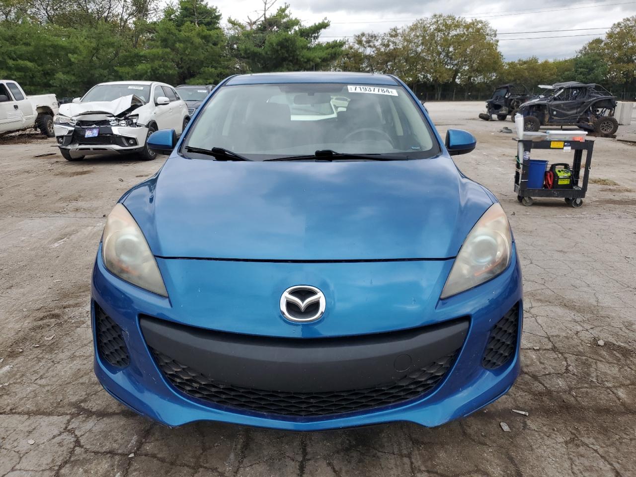 2012 Mazda 3 VIN JM1BL1L79C1673771 Copart auction photo, rear end / frame damage damage thumbnail 5
