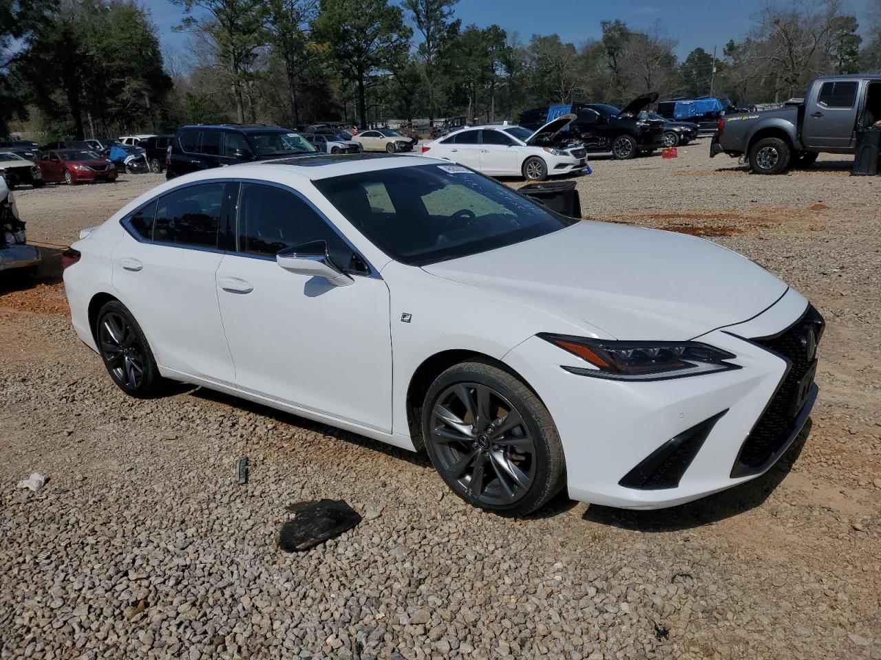 2019 Lexus ES VIN 58ABZ1B11KU051260 Copart auction photo, all over damage thumbnail 4