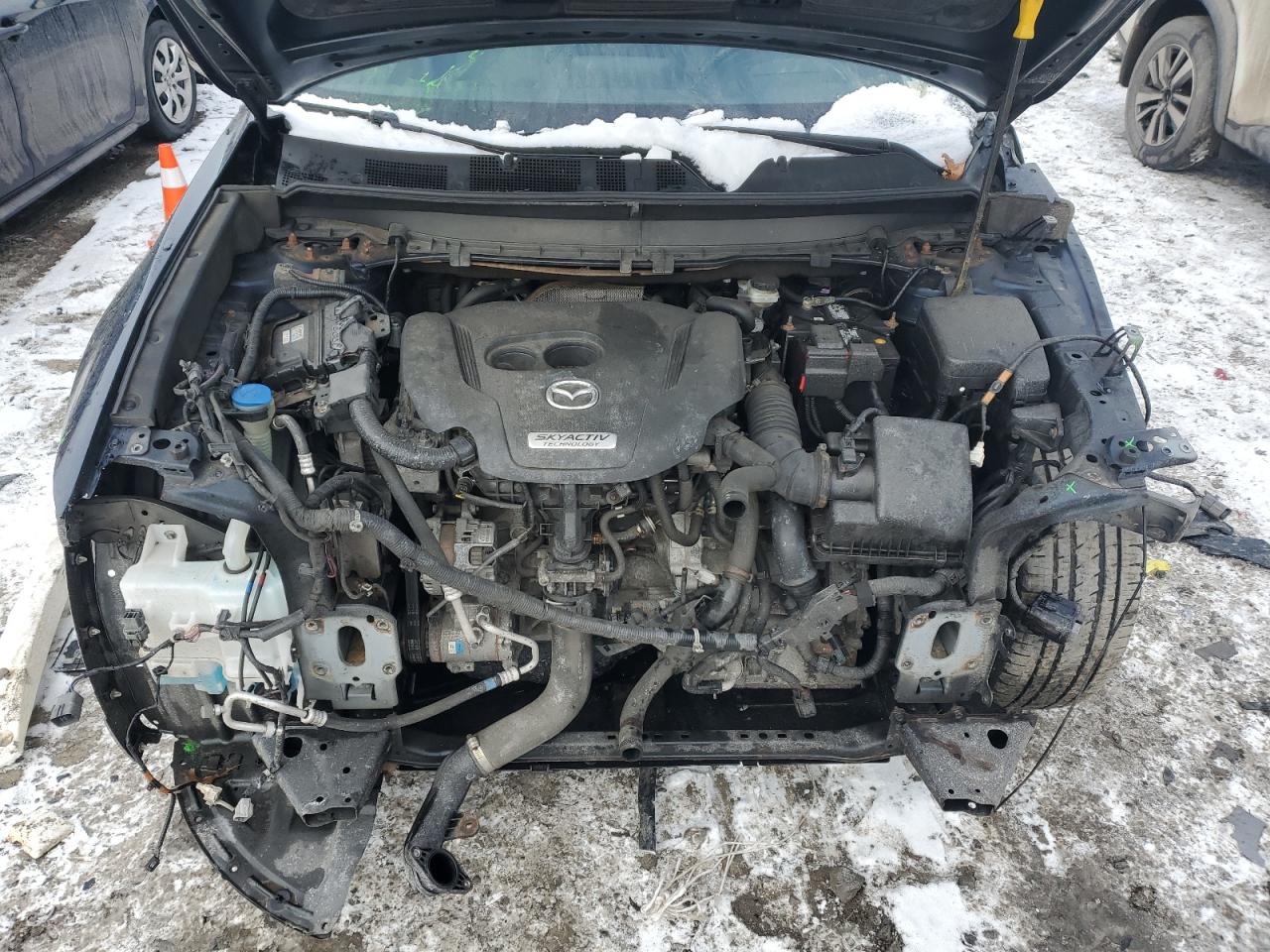 2016 Mazda CX-9 VIN JM3TCBDY9G0108179 Copart auction photo, front end / side damage thumbnail 12