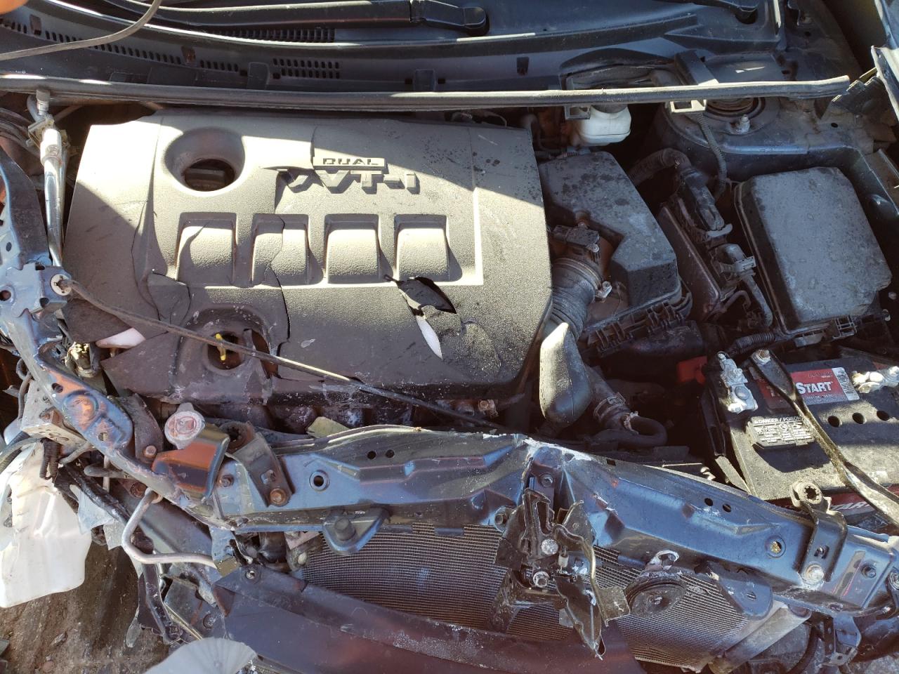 2019 Toyota Corolla VIN 2T1BURHE8KC198739 Copart auction photo, front end / rear end damage thumbnail 11