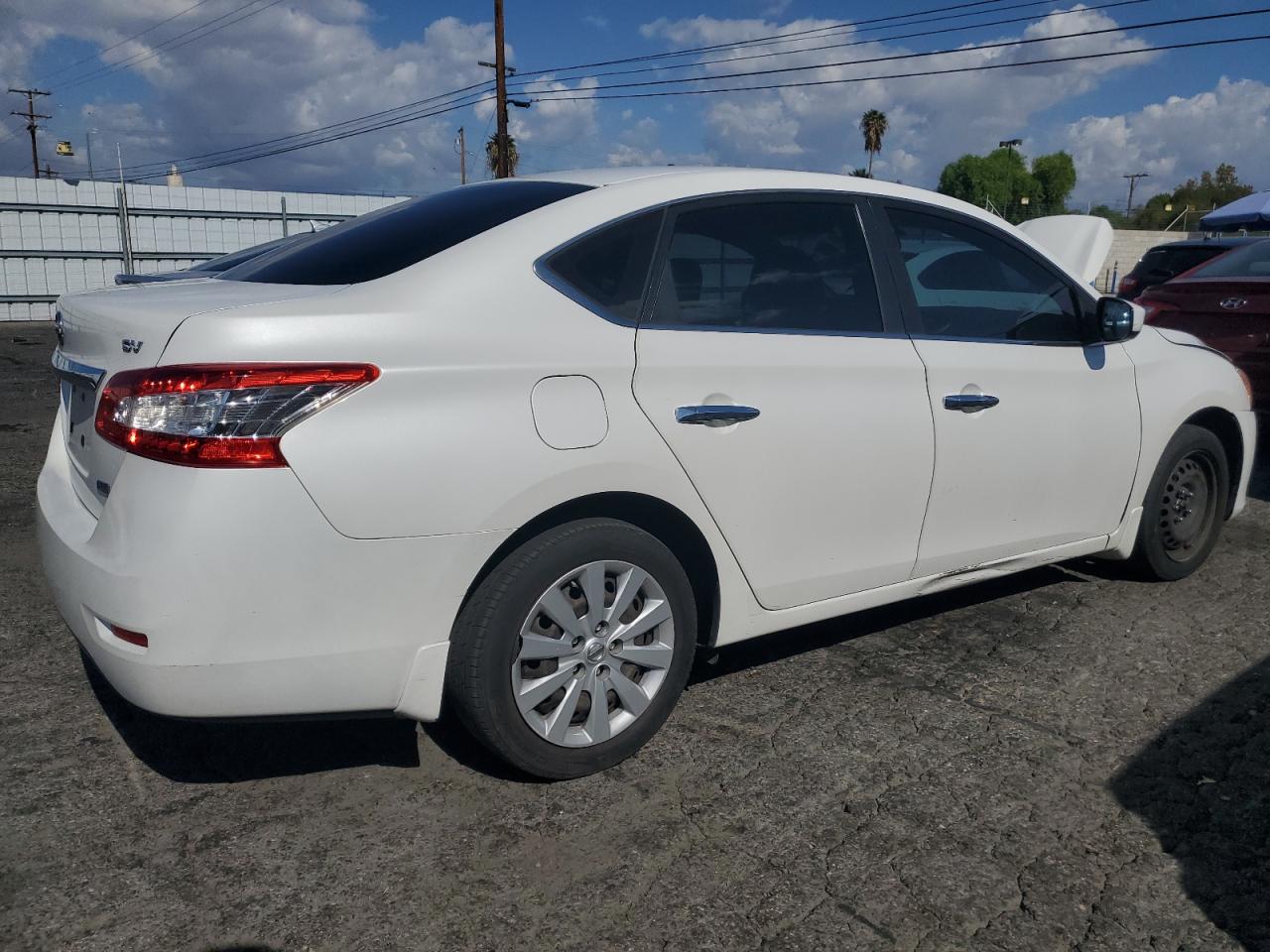 2014 Nissan Sentra VIN 3N1AB7AP0EL662497 Copart auction photo, front end damage thumbnail 3