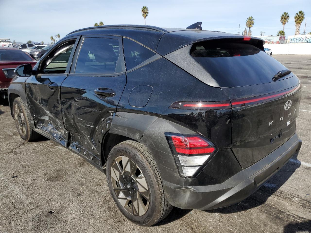 2024 Hyundai Kona VIN KM8HB3ABXRU059895 Copart auction photo, side / minor dent/scratches damage thumbnail 2