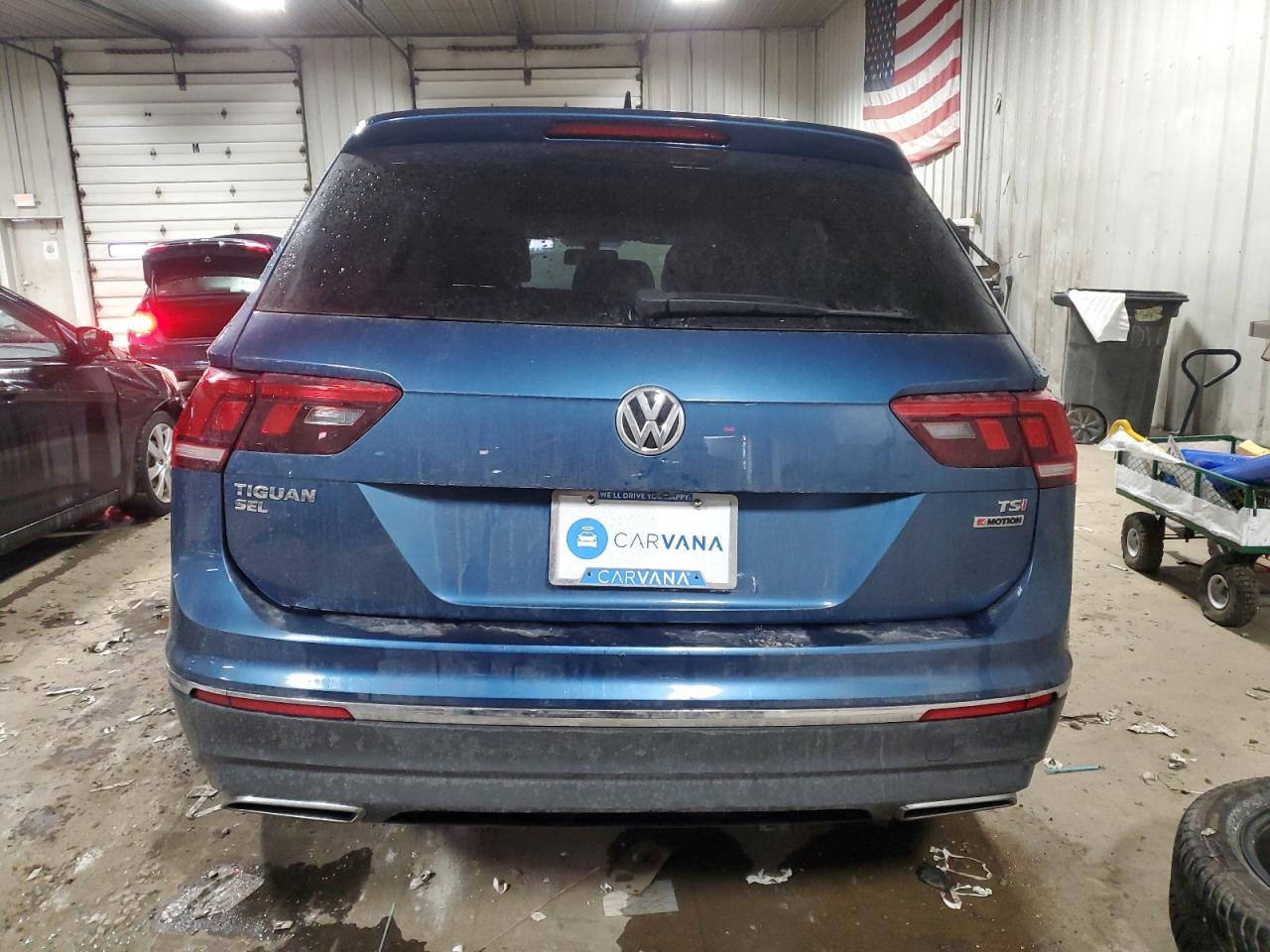 2018 Volkswagen Tiguan VIN 3VV2B7AX8JM016180 Copart auction photo, undercarriage damage thumbnail 6