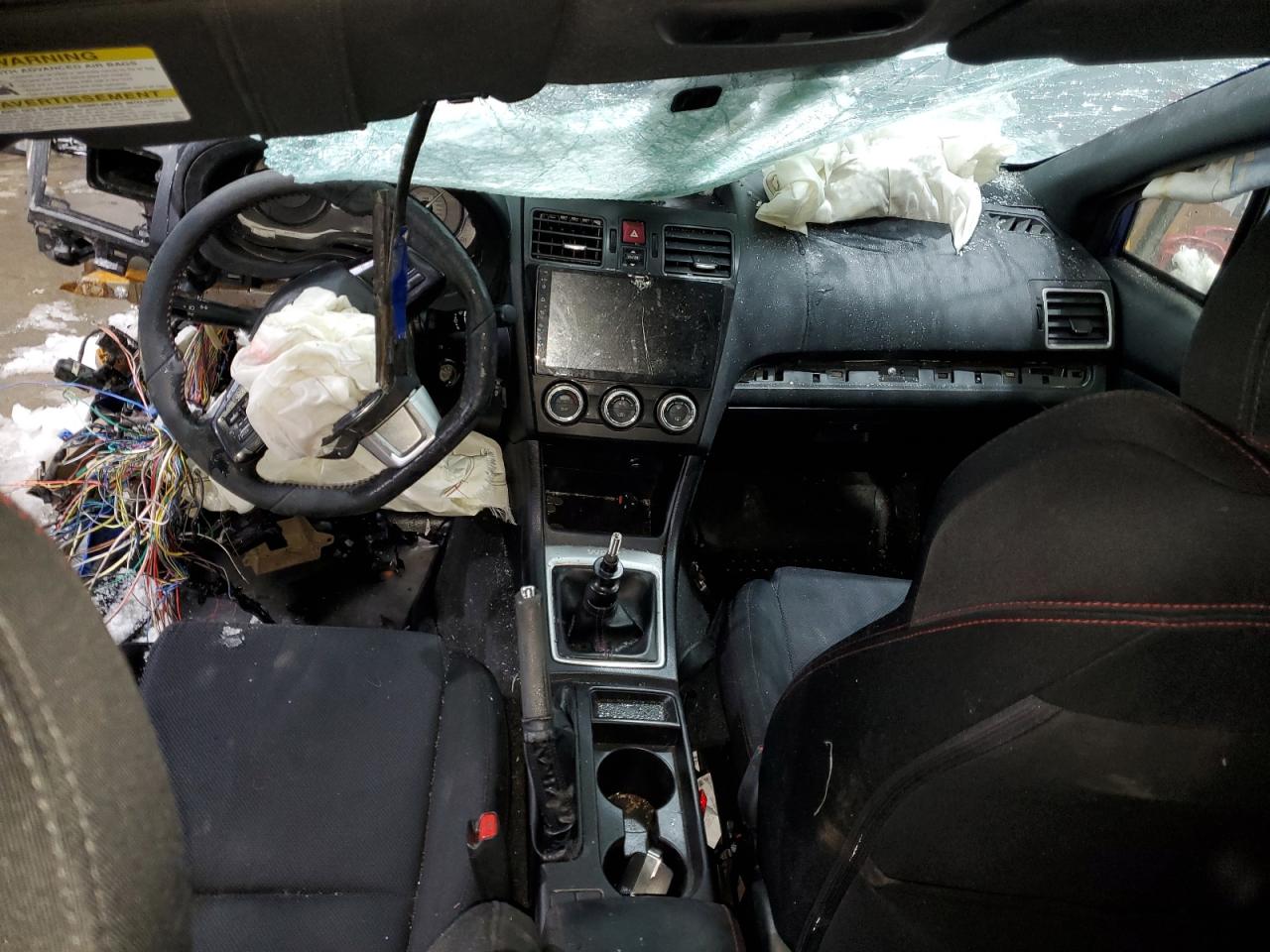 2015 Subaru WRX VIN JF1VA1A68F9804830 Copart auction photo, all over damage thumbnail 8