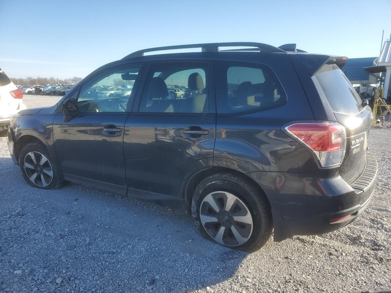 2017 Subaru Forester VIN JF2SJAEC2HH403085 Copart auction photo, front end / side damage thumbnail 2