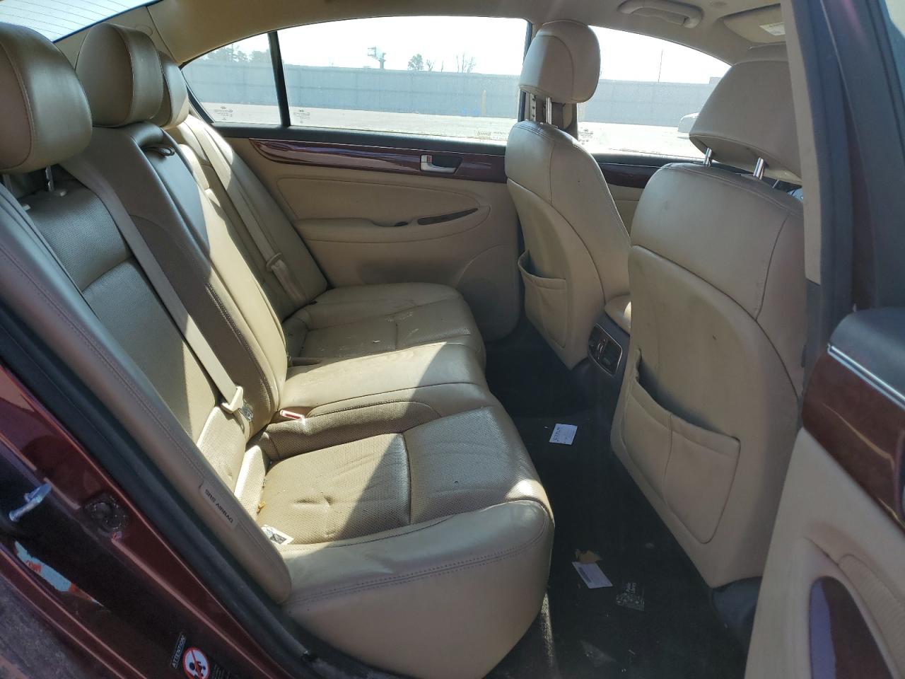2013 Hyundai Genesis VIN KMHGC4DD5DU209707 Copart auction photo, side / undercarriage damage thumbnail 10