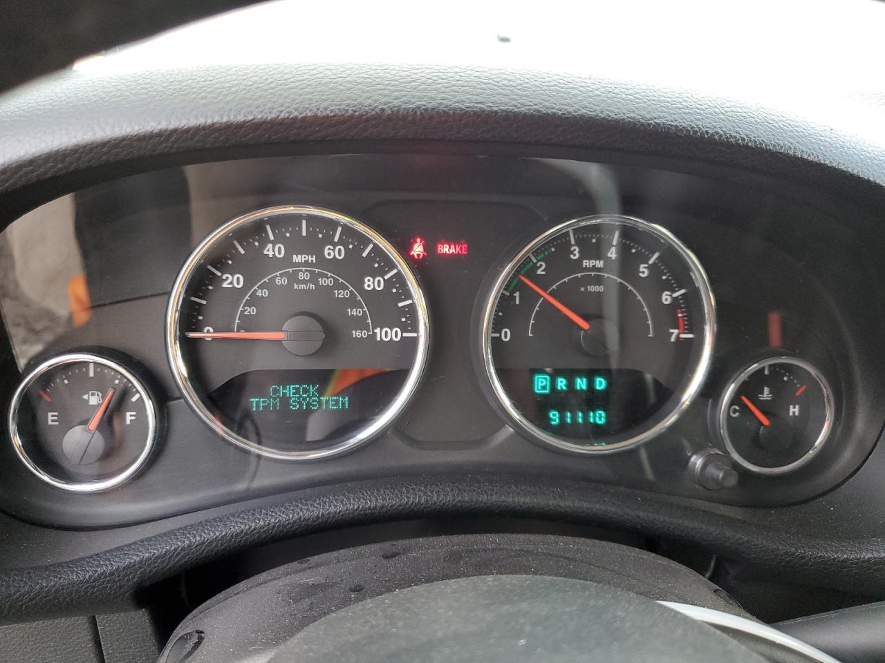 2013 Jeep Wrangler VIN 1C4BJWDG0DL544664 Copart auction photo, rear end / side damage thumbnail 9