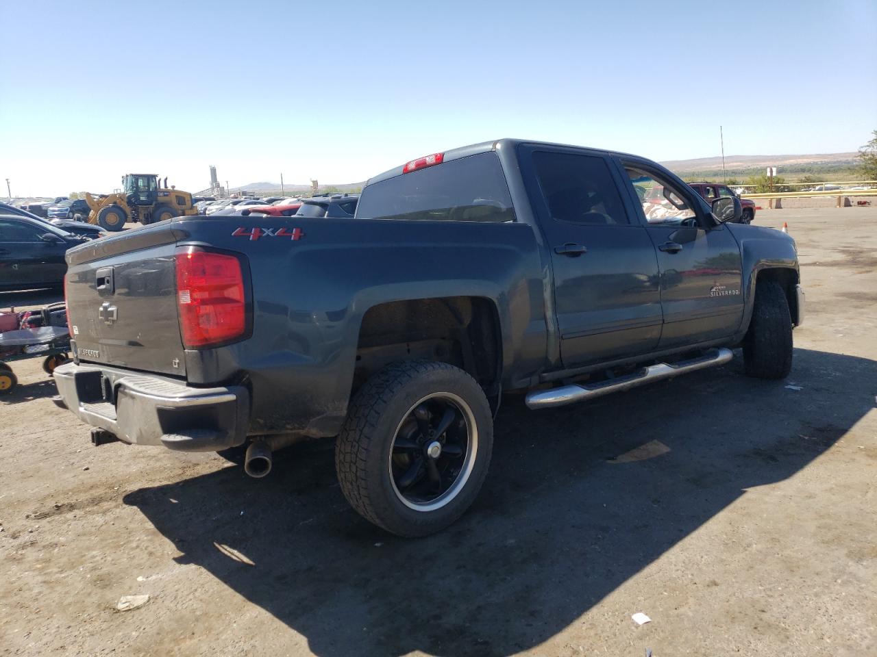 2018 Chevrolet Silverado VIN 3GCUKREC3JG118155 Copart auction photo, side / front end damage thumbnail 3