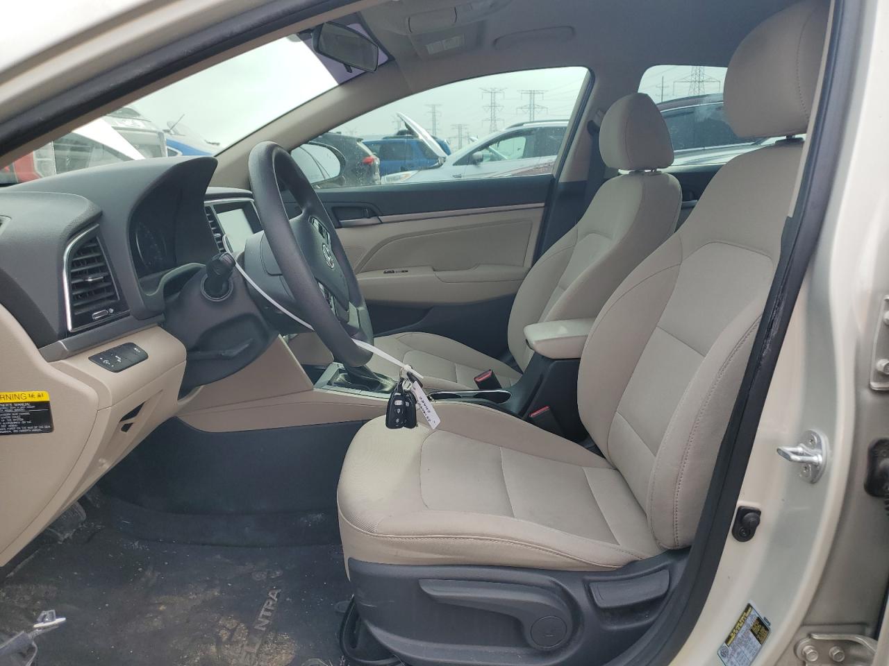 2018 Hyundai Elantra VIN 5NPD84LF6JH352330 Copart auction photo, front end / side damage thumbnail 7