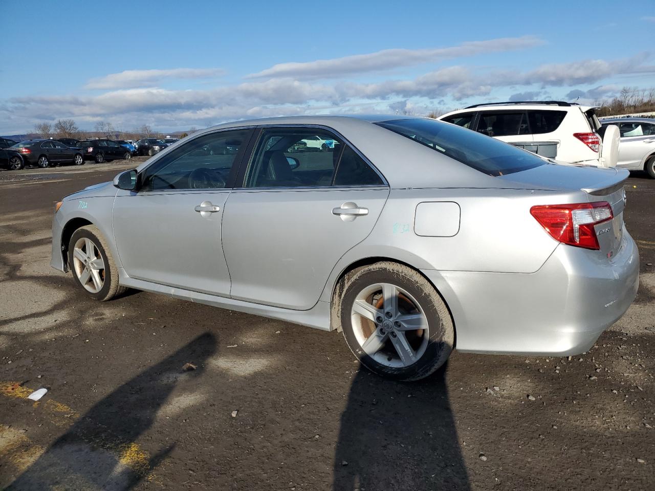 2012 Toyota Camry VIN 4T1BF1FK0CU176206 Copart auction photo, side / rear end damage thumbnail 2