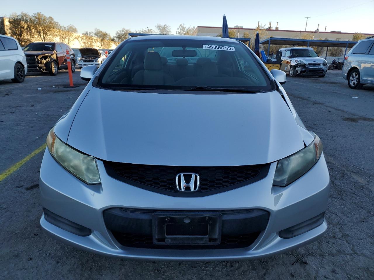 2012 Honda Civic VIN 2HGFG3B52CH504261 Copart auction photo, front end damage thumbnail 5