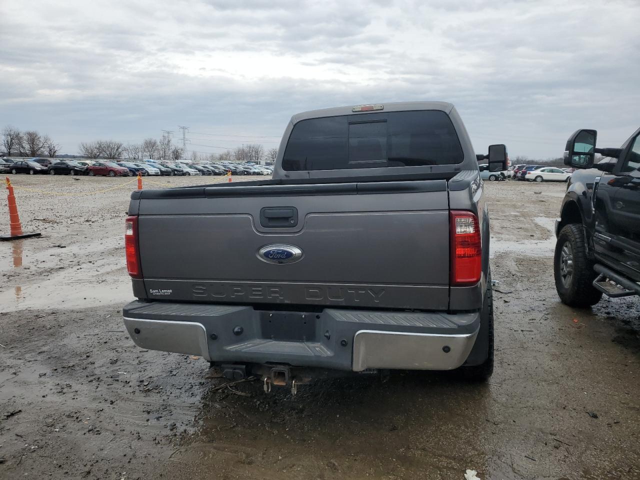 2013 Ford F250 VIN 1FT7W2BT1DEB22889 Copart auction photo, rear end damage thumbnail 6