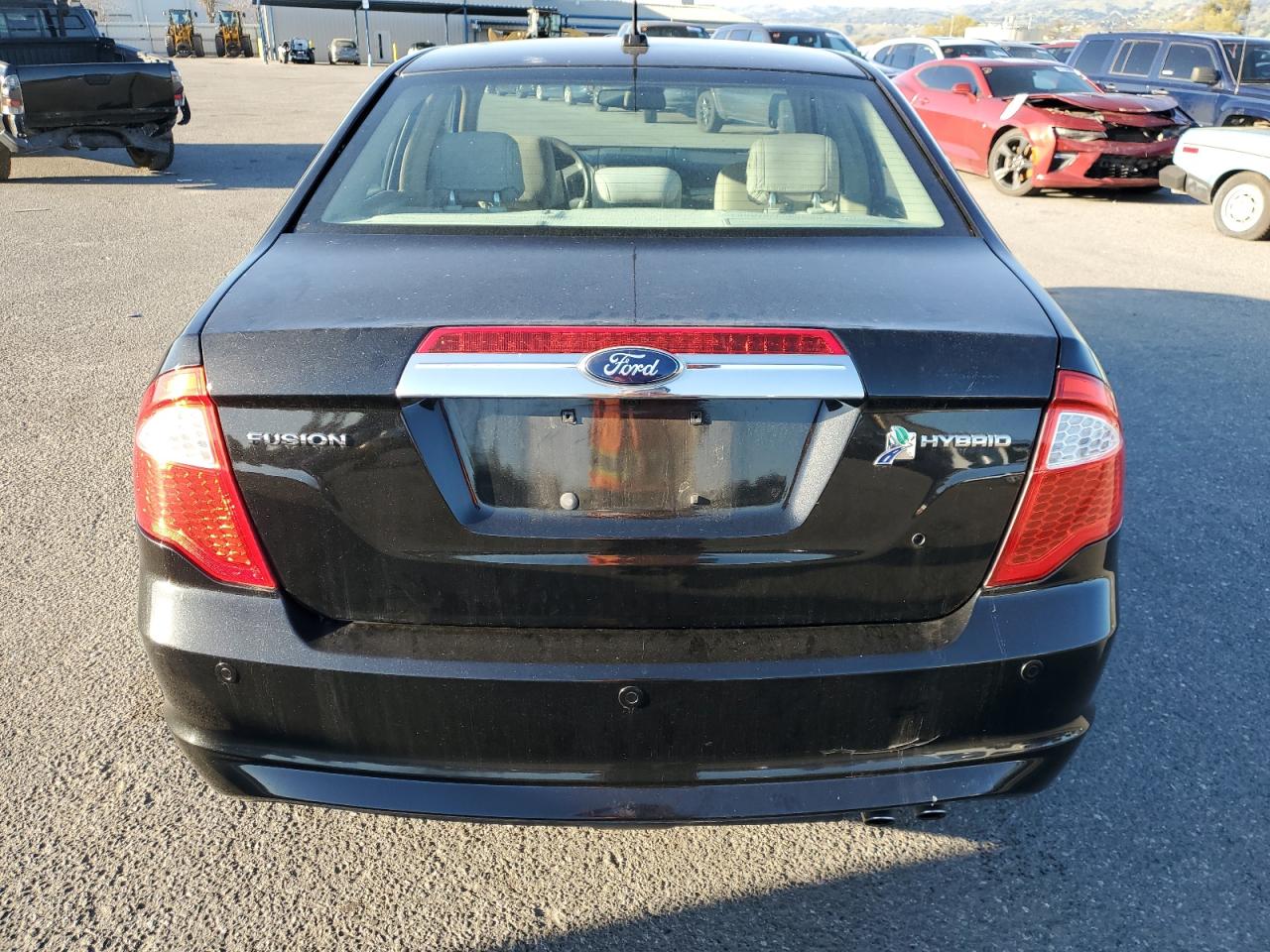 2012 Ford Fusion VIN 3FADP0L39CR446855 Copart auction photo, front end / side damage thumbnail 6