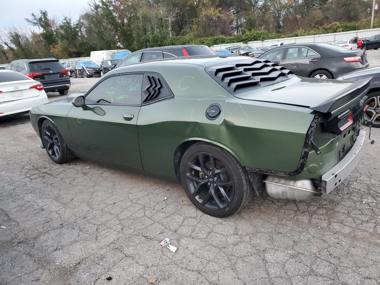 2021 Dodge Challenger VIN 2C3CDZJG9MH664689 Copart auction photo, rear end / undercarriage damage thumbnail 2
