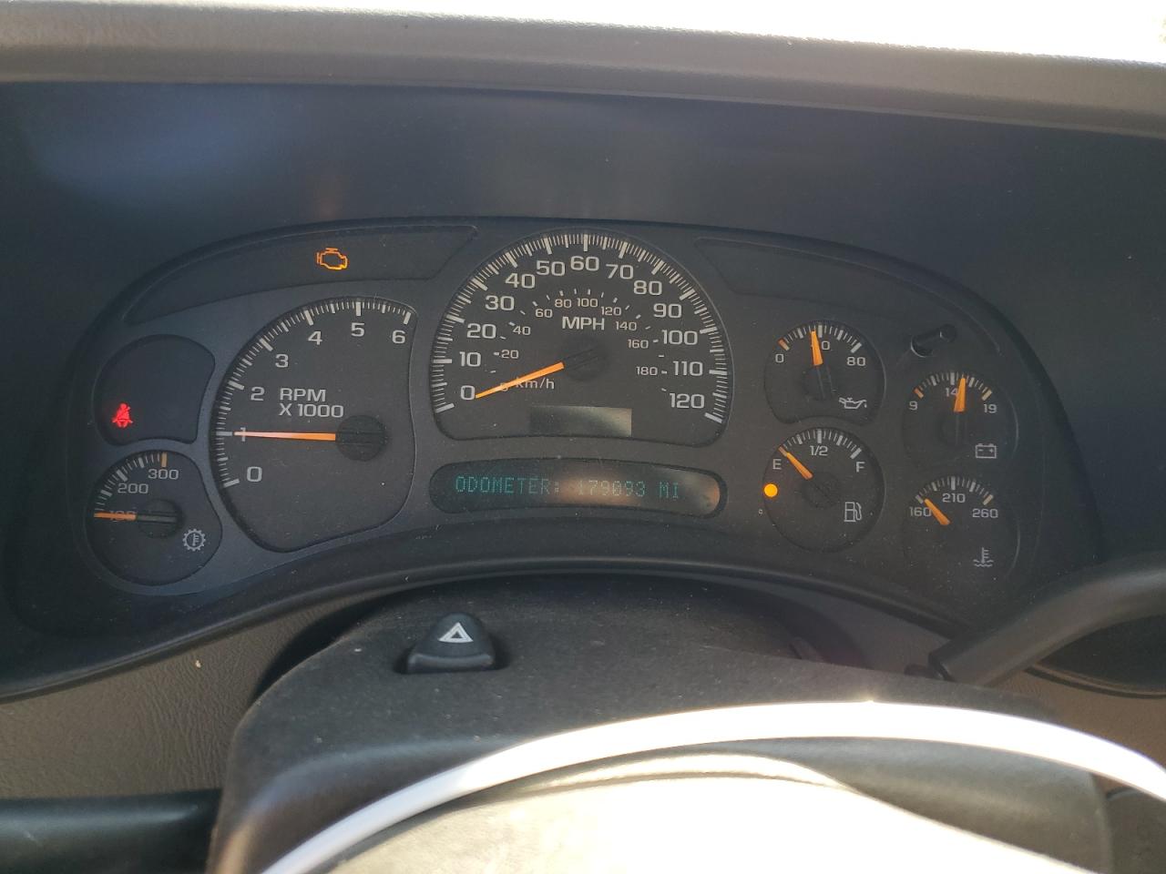 2005 GMC Sierra VIN 1GTHC23U05F807434 Copart auction photo, side damage thumbnail 9