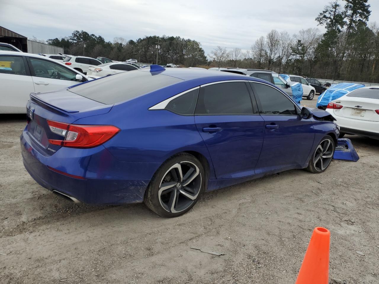 2020 Honda Accord VIN 1HGCV1F35LA147677 Copart auction photo, front end damage thumbnail 3