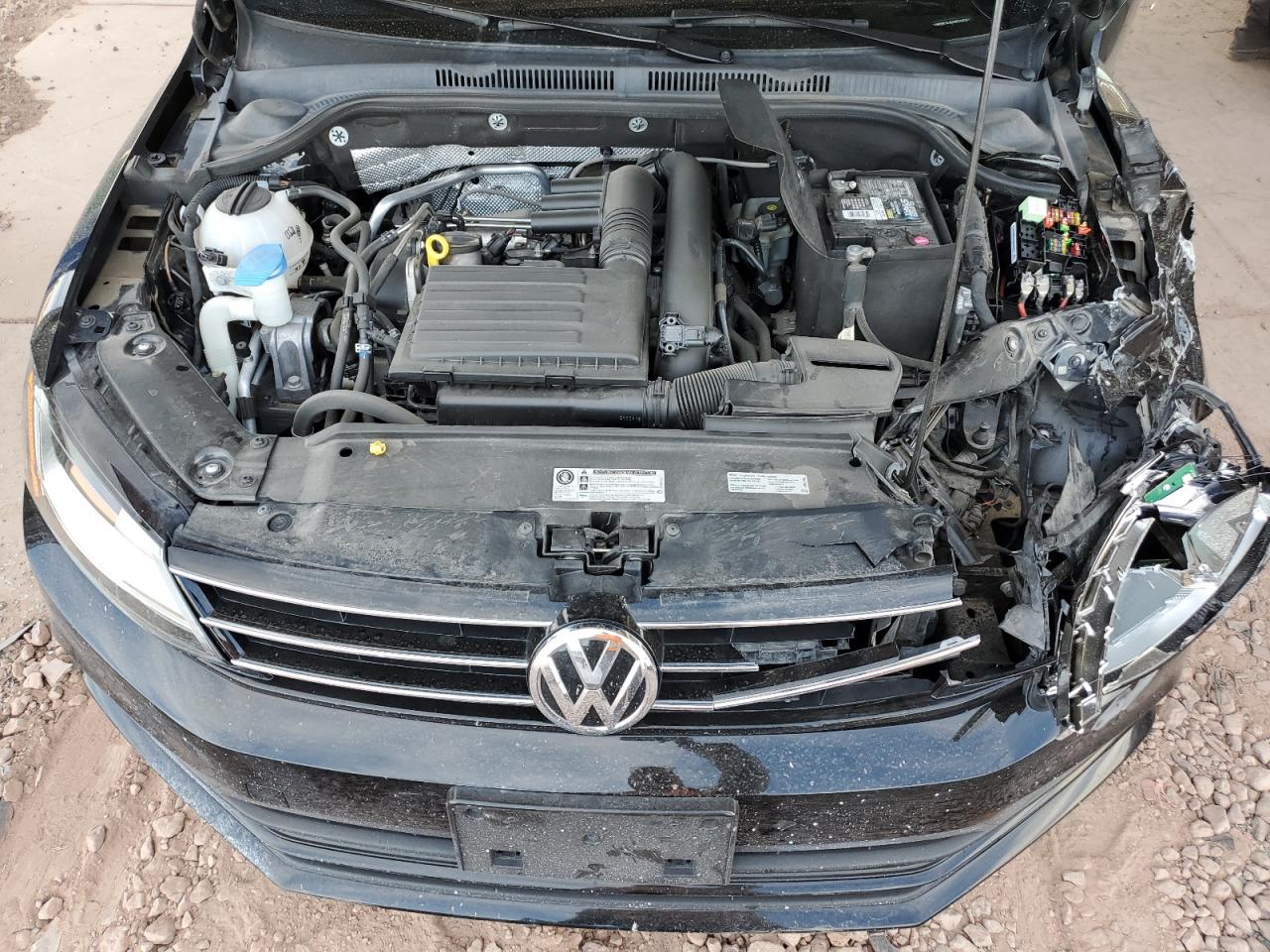 2017 Volkswagen Jetta VIN 3VWDB7AJ8HM348081 Copart auction photo, front end / side damage thumbnail 11