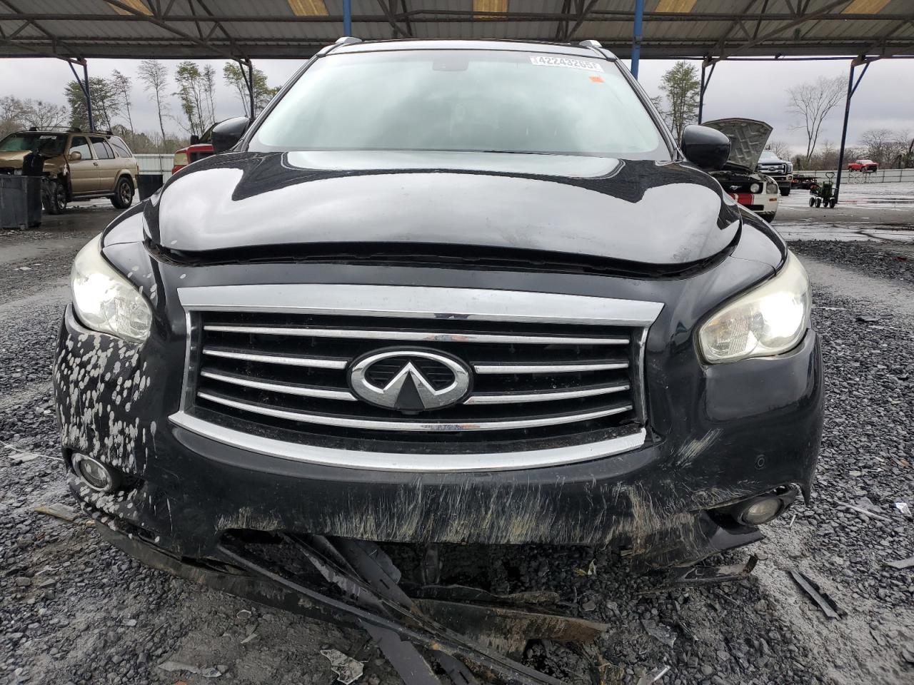 2015 Infiniti QX60 VIN 5N1AL0MM6FC502426 Copart auction photo, front end / rear end damage thumbnail 5