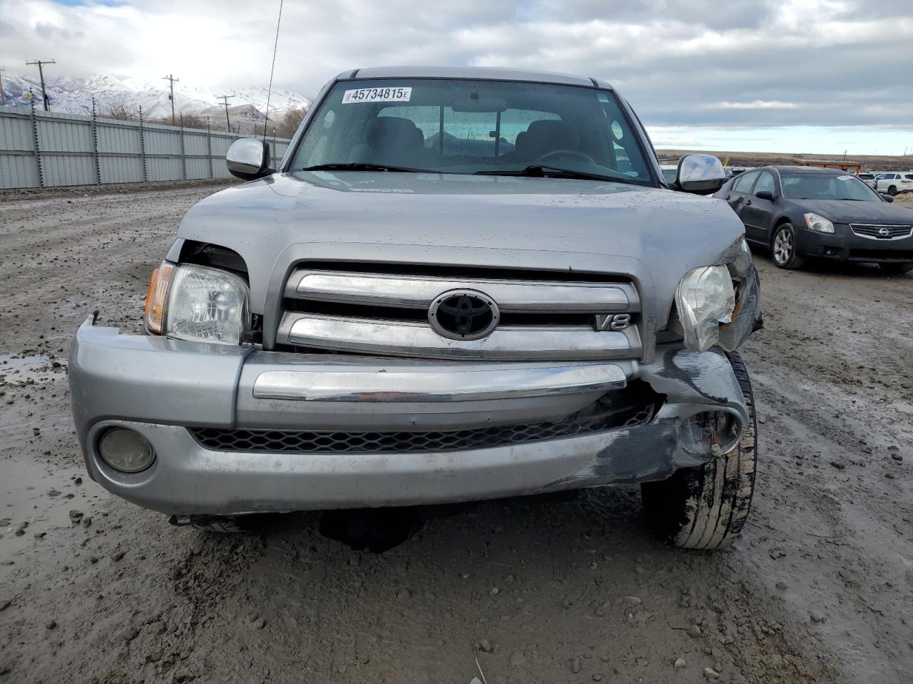 2003 Toyota Tundra VIN 5TBBT44183S406855 Copart auction photo, frame damage / front end damage thumbnail 5