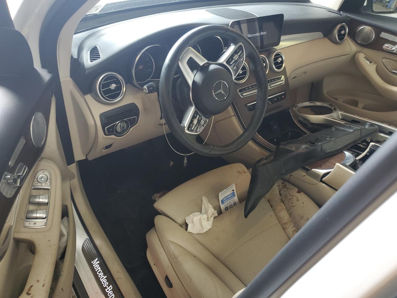 2020 Mercedes-Benz GLC VIN WDC0G8EB8LF745868 Copart auction photo, front end damage thumbnail 8