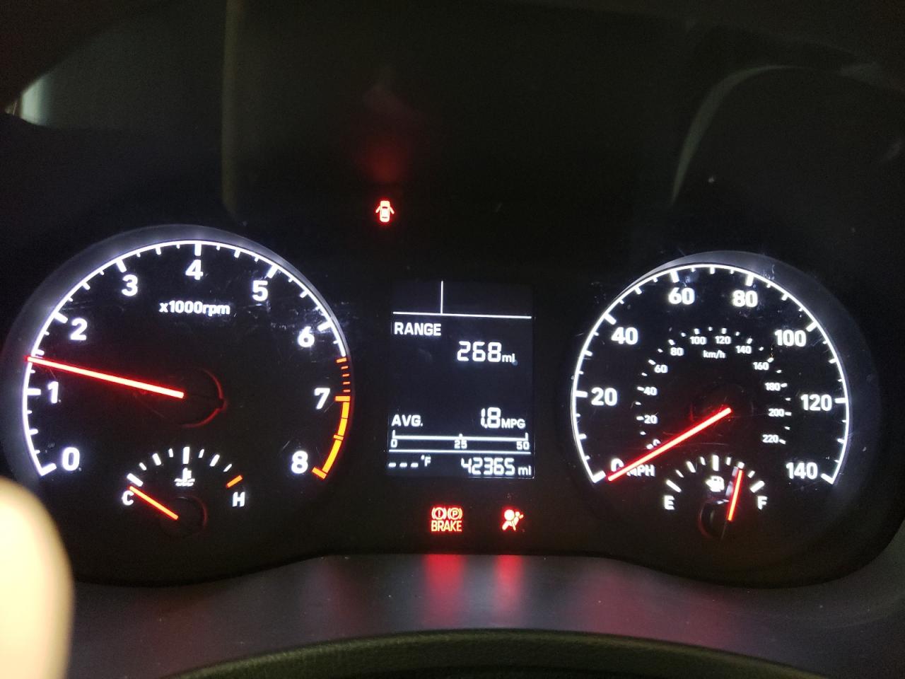 2019 Hyundai Accent VIN 3KPC24A3XKE058182 Copart auction photo, front end / side damage thumbnail 9
