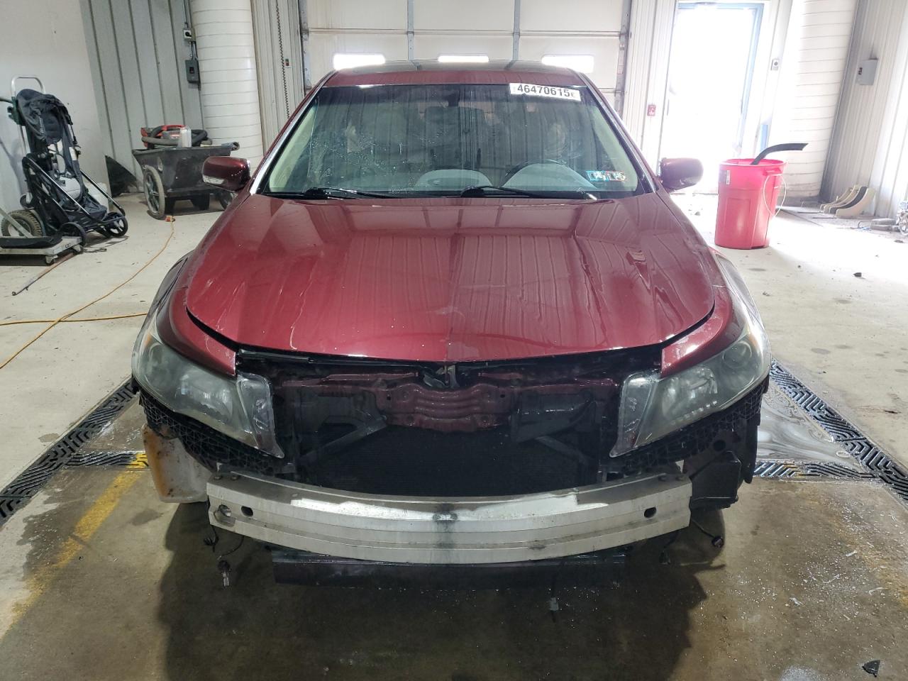 2012 Acura TL VIN 19UUA8F54CA016637 Copart auction photo, rear end / side damage thumbnail 5