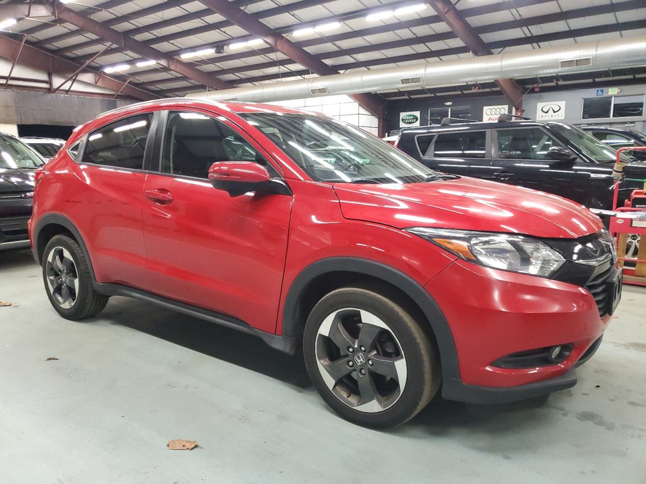 2018 Honda HR-V VIN 3CZRU6H76JM724395 Copart auction photo, minor dent/scratches damage thumbnail 4