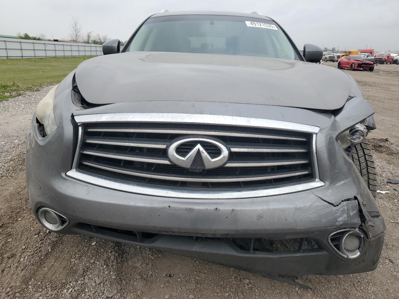 2014 Infiniti QX70 VIN JN8CS1MW1EM413352 Copart auction photo, front end / rear end damage thumbnail 5
