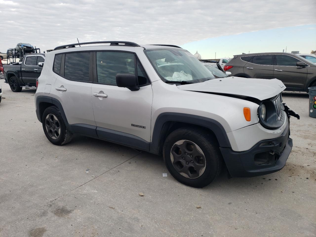 2016 Jeep Renegade VIN ZACCJAATXGPD73480 Copart auction photo, front end damage thumbnail 4