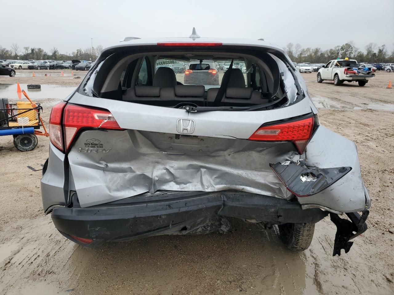 2017 Honda HR-V VIN 3CZRU5H73HM715660 Copart auction photo, all over damage thumbnail 6