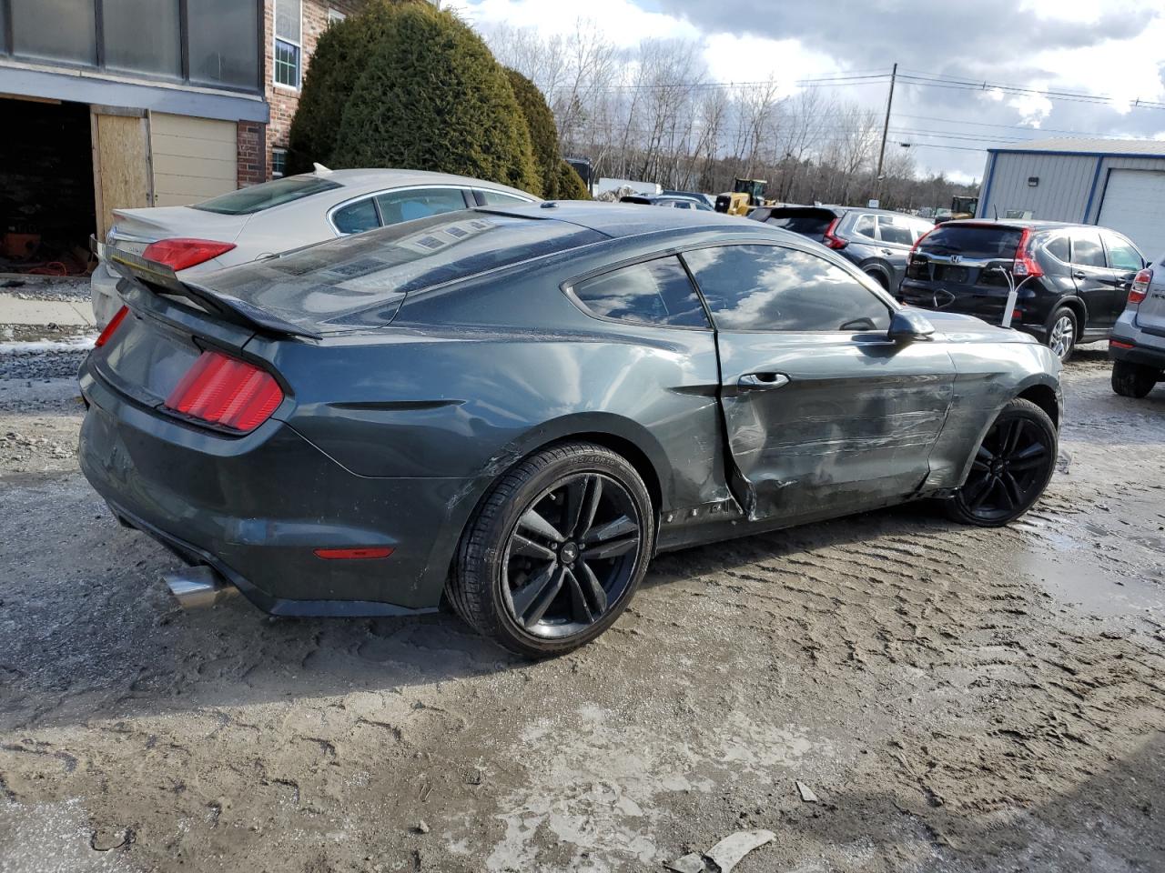 2016 Ford Mustang VIN 1FA6P8TH0G5224331 Copart auction photo, side damage thumbnail 3