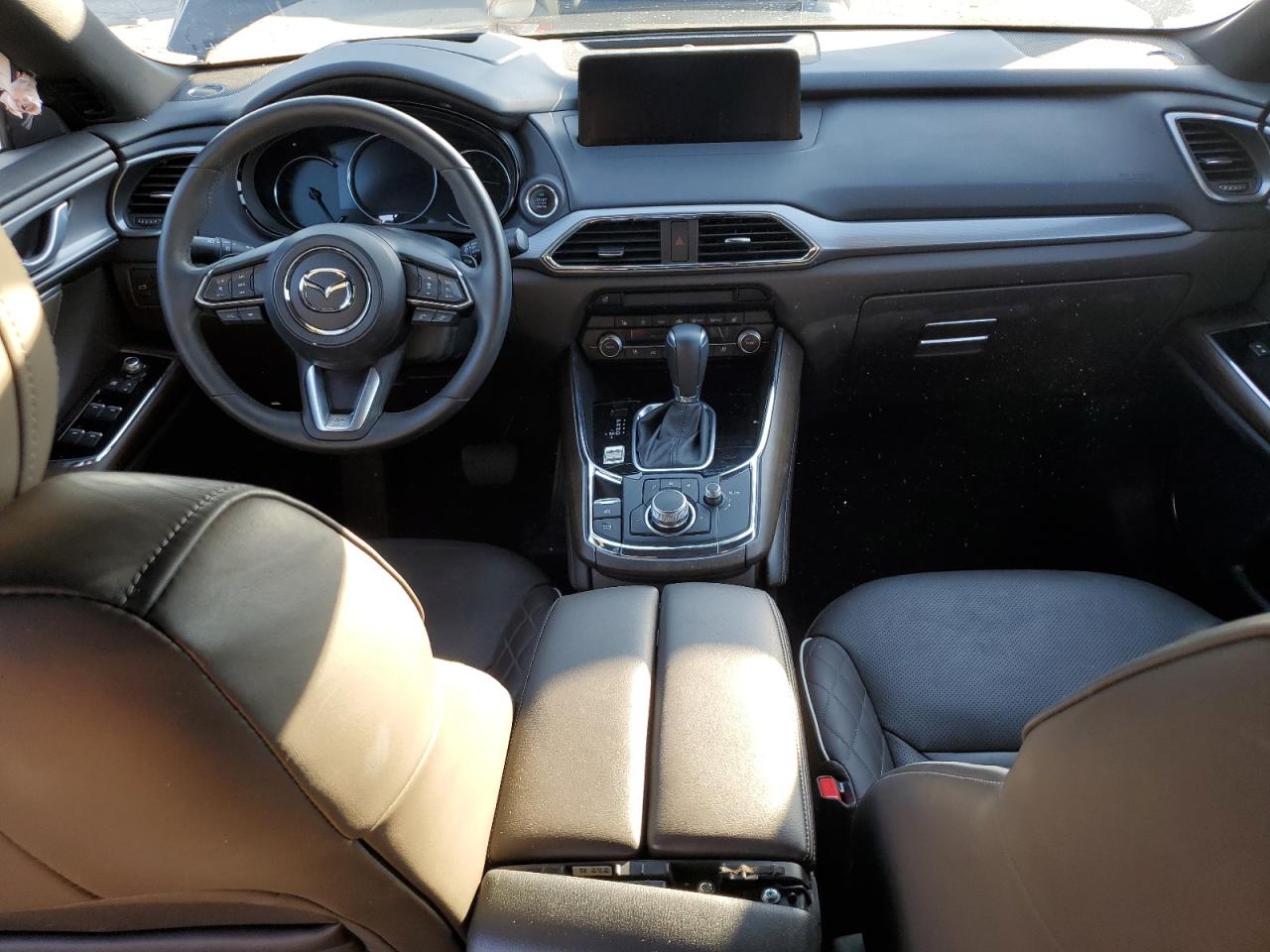 2021 Mazda CX-9 VIN JM3TCBEY9M0521875 Copart auction photo, front end / side damage thumbnail 8