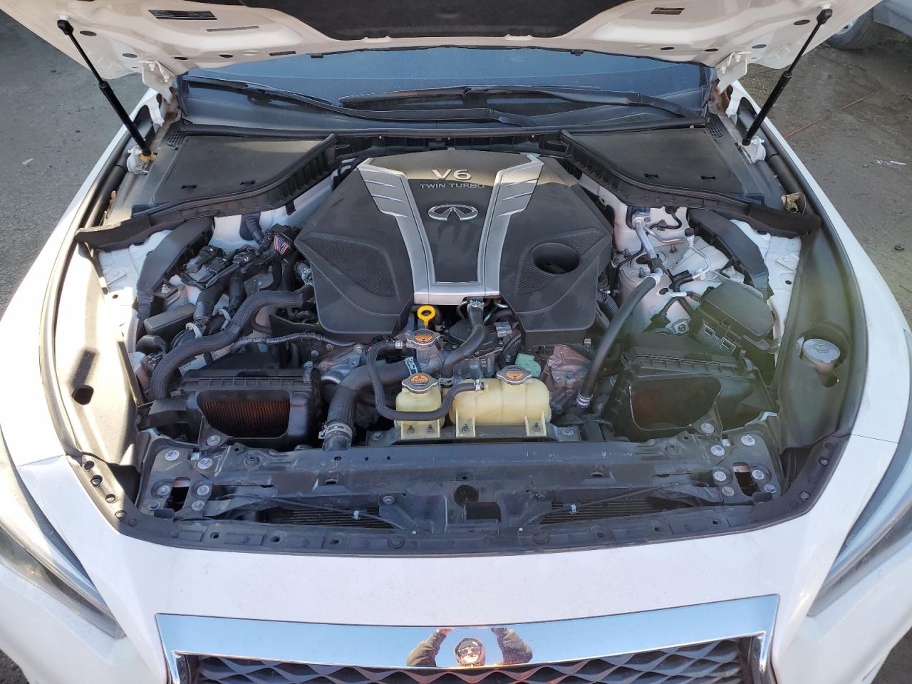 2018 Infiniti Q50 VIN JN1EV7AR4JM444492 Copart auction photo, rear end / front end damage thumbnail 11