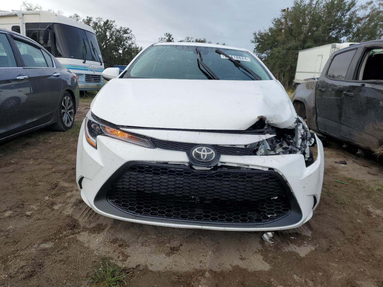 2021 Toyota Corolla VIN 5YFDPMAE7MP170270 Copart auction photo, front end / side damage thumbnail 5