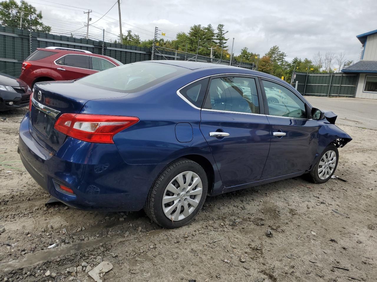 2019 Nissan Sentra VIN 3N1AB7AP8KY317331 Copart auction photo, front end / minor dent/scratches damage thumbnail 3