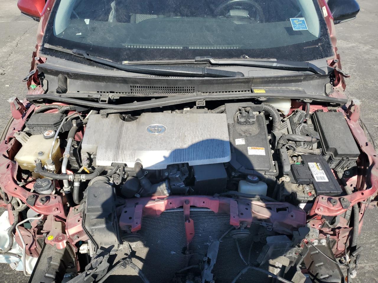 2018 Toyota Prius VIN JTDKARFU0J3063118 Copart auction photo, front end damage thumbnail 13