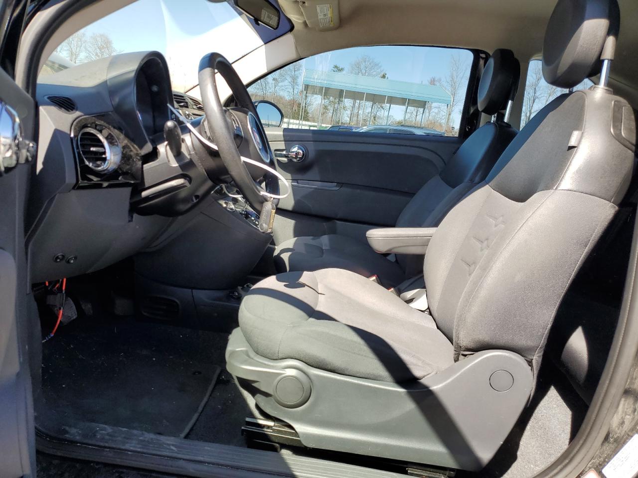 2015 Fiat 500 VIN 3C3CFFAR9FT750069 Copart auction photo, front end damage thumbnail 7