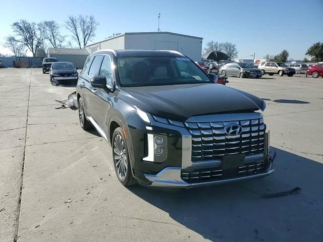 2023 Hyundai Palisade VIN KM8R74GE8PU505388 Copart auction photo, front end damage thumbnail 12
